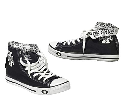 WEST COAST CHOPPERS Schuhe WCC Warriors, Farbe:schwarz, Größe:37 von WEST COAST CHOPPERS