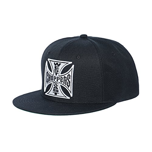 WEST COAST CHOPPERS Unisex Snapback Cap OG Cross Flatbill, Farbe:Black, Größe:one Size von WEST COAST CHOPPERS