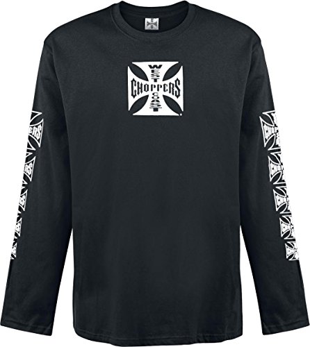 West Coast Choppers Cross Longsleeve schwarz, M von WEST COAST CHOPPERS