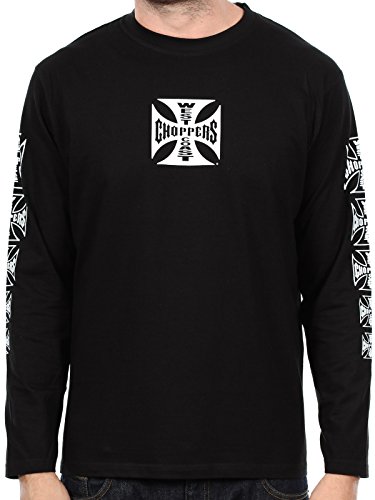 West Coast Choppers Cross Longsleeve schwarz, M von WEST COAST CHOPPERS