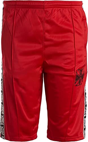 WEST COAST CHOPPERS WCC Short Traningshose Red-M von WEST COAST CHOPPERS