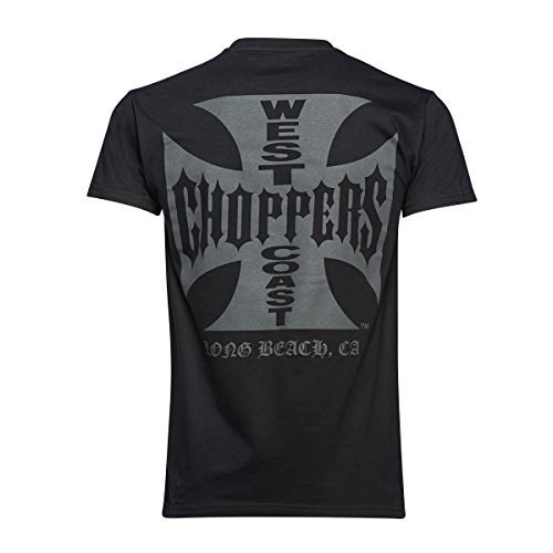 WEST COAST CHOPPERS WCC T-Shirt Iron Cross Solid Black-3XL von WEST COAST CHOPPERS