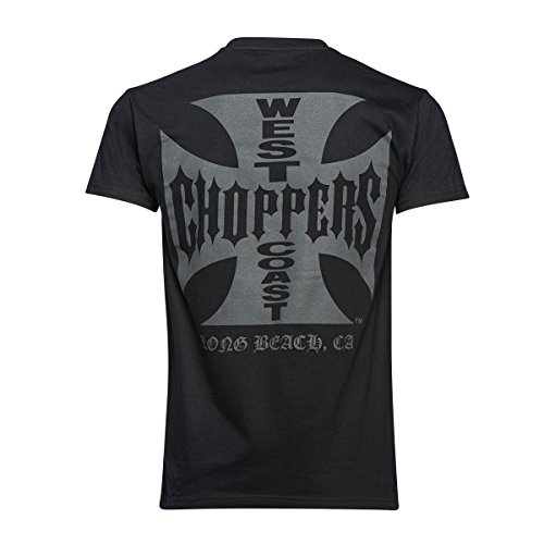 WEST COAST CHOPPERS WCC T-Shirt Iron Cross Solid Black-XXL von WEST COAST CHOPPERS
