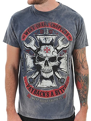 WEST COAST CHOPPERS WCC T-Shirt Mechanic Blue-XL von WEST COAST CHOPPERS