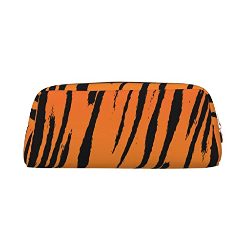 Tiger Stripe Einzigartige Make-up- und Aufbewahrungstasche – Multifunktionale Kleingeld und Bleistifttasche – Ein tragbares und modisches Essential für Reisen und Büro, Tiger-Streifen, Einheitsgröße von WESTCH