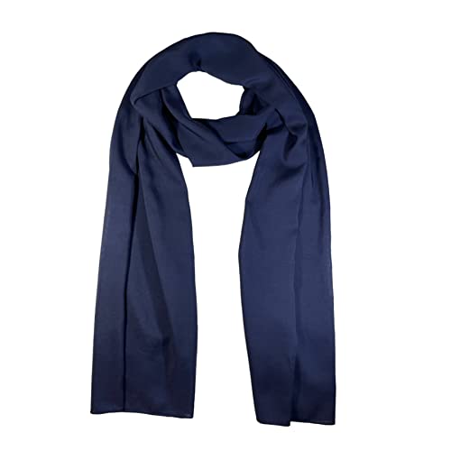 WESTEND CHOICE Damen Schals Große Plain Rayon Schal Schal Frauen Kopftuch Stola Hals Wrap frauen Schals & Wraps 180x70 cm, navy, One size WESTEND CHOICE Damen Schals Große Plain Rayon Schal Schal Frauen Kopftuch Stola Hals Wrap frauen Schals & Wraps 180x70 cm, navy, One size von WESTEND CHOICE