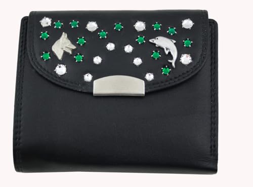 WESTERN-SPEICHER Geld Börse Portemonnaie Leder Strass Elements Bea176 WESTERN-SPEICHER Geld Börse Portemonnaie Leder Strass Elements Bea176 von WESTERN-SPEICHER