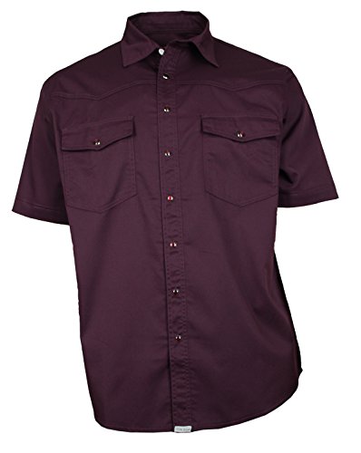 WESTERN-SPEICHER Jeanshemd Kurzarm weinrot Perlmuttknöpfe in Hemdfarbe Größe 2XL WESTERN-SPEICHER Jeanshemd Kurzarm weinrot Perlmuttknöpfe in Hemdfarbe Größe 2XL von WESTERN-SPEICHER