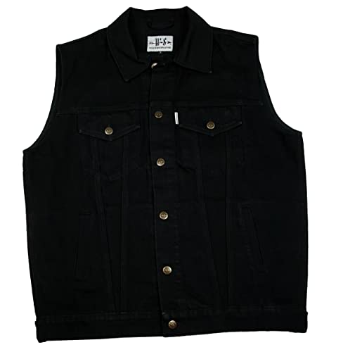 WESTERN-SPEICHER Jeansweste Bull Herren Denim Biker Weste Kutte schwarz Größe 3XL WESTERN-SPEICHER Jeansweste Bull Herren Denim Biker Weste Kutte schwarz Größe 3XL von WESTERN-SPEICHER