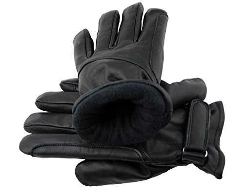 WESTERN-SPEICHER Lederhandschuhe Herren gefüttert Leder Biker REIT Handschuhe schwarz Größe XL von WESTERN-SPEICHER