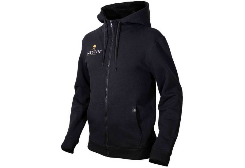 WESTIN Kapuzenpullover Westin Zip Hoodie Black - Angelpullover WESTIN Kapuzenpullover Westin Zip Hoodie Black - Angelpullover von WESTIN