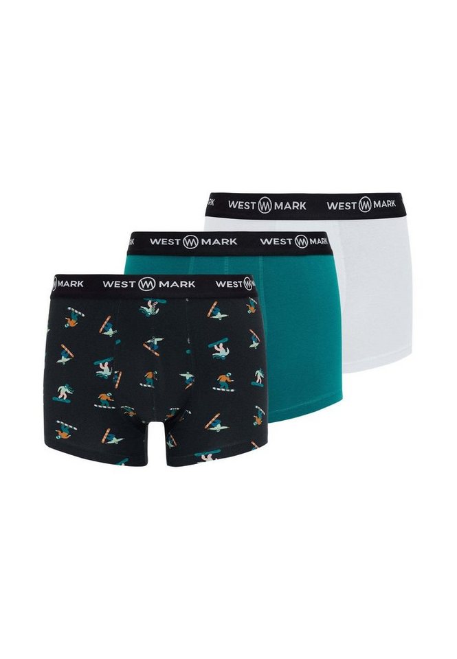 WESTMARK LONDON Boxershorts OSCAR 3-PACK WINTER ICONS (3-PACK Set, 3-St) von WESTMARK LONDON