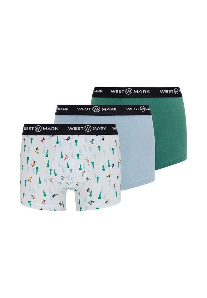 WESTMARK LONDON Boxershorts OSCAR 3-PACK WINTER ICONS (3-PACK Set, 3-St) von WESTMARK LONDON