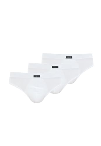 WESTMARK LONDON Herren Unterhosen Männer aus Baumwolle, 3er Pack Retro Klassischer Slip, Unterhosen Herren Unterwäsche, Bequem und Praktisch Slips, S, Weiß von WESTMARK LONDON