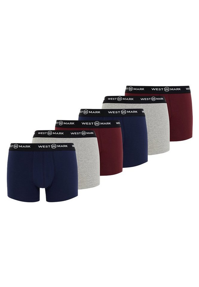 WESTMARK LONDON Retro Boxer 6er Pack Oscar (Spar-Set, 6-St) Retro Short / Pant - Baumwolle - Ohne Eingriff - von WESTMARK LONDON