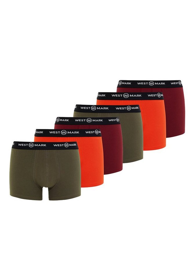 WESTMARK LONDON Retro Boxer 6er Pack Oscar (Spar-Set, 6-St) Retro Short / Pant - Baumwolle - Ohne Eingriff - von WESTMARK LONDON