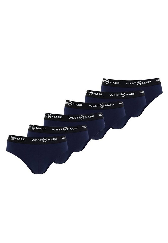 WESTMARK LONDON Slip 6er Pack Logan (Spar-Set, 6-St) Slip / Unterhose - Baumwolle - Ohne Eingriff - von WESTMARK LONDON