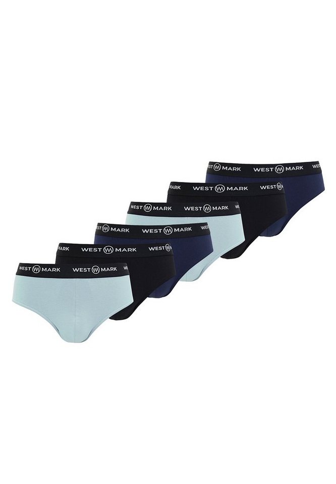 WESTMARK LONDON Slip 6er Pack Logan (Spar-Set, 6-St) Slip / Unterhose - Baumwolle - Ohne Eingriff - von WESTMARK LONDON