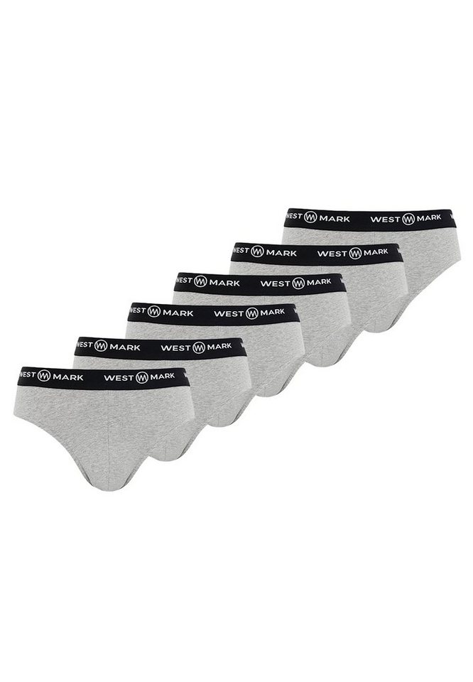 WESTMARK LONDON Slip 6er Pack Logan (Spar-Set, 6-St) Slip / Unterhose - Baumwolle - Ohne Eingriff - von WESTMARK LONDON