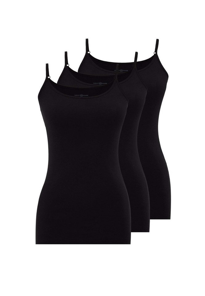 WESTMARK LONDON Unterhemd EVA RIB SPAGHETTI TOP 3-PACK (3-St) von WESTMARK LONDON