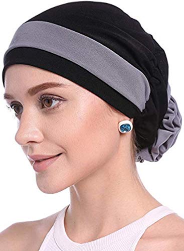 WETOO Damen Blume Muslim Turban Chemo Krebs Cap Kopftuch Kopfbedeckung von WETOO