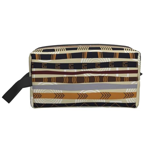 Retro-afrikanischer indischer Bar-Stil, Make-up-Tasche, Kosmetiktasche, tragbare Reise-Kulturtasche, Make-up-Tasche, Organizer von WEVFGHI