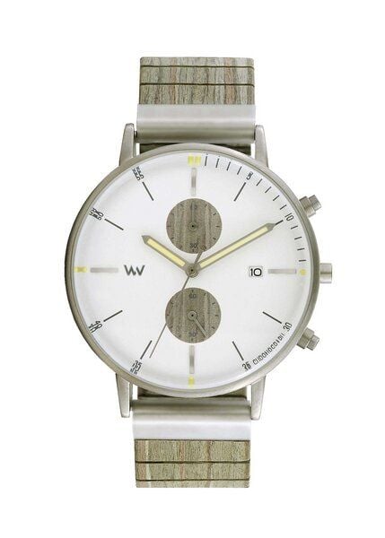 WEWOOD ALBACORE CHRONO SILVER WHITE ARMY WEWOOD ALBACORE CHRONO SILVER WHITE ARMY von WEWOOD