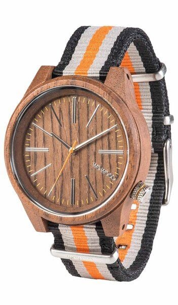 WEWOOD Holz-Armbanduhr TORPEDO NUT ORANGE | 100% hautverträglich WEWOOD Holz-Armbanduhr TORPEDO NUT ORANGE | 100% hautverträglich von WEWOOD