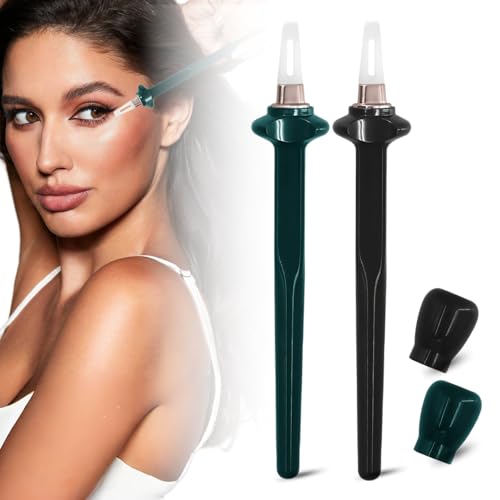 WFEWE 2 x Silikon-Eyeliner-Pinsel, wiederverwendbarer Eyeliner, wasserdichter Führungsstab für Anfänger mit wackeligen Händen Make-up WFEWE 2 x Silikon-Eyeliner-Pinsel, wiederverwendbarer Eyeliner, wasserdichter Führungsstab für Anfänger mit wackeligen Händen Make-up von WFEWE