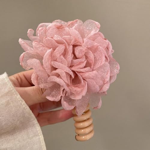 WFFANG625 Spiralförmige Telefonschnur-Haargummis für Frauen, sanft, keine Beschädigung, weich, elastisch, Pferdeschwanzhalter mit gedrehtem Perlen-Design für tägliche und besondere Anlässe WFFANG625 Spiralförmige Telefonschnur-Haargummis für Frauen, sanft, keine Beschädigung, weich, elastisch, Pferdeschwanzhalter mit gedrehtem Perlen-Design für tägliche und besondere Anlässe von WFFANG625