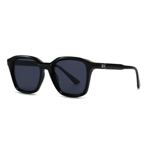 WFFZTZW Beliebte grenzüberschreitende Herren-Sonnenbrille mit Nieten, Streetstyle, Modell-Sonnenbrille (schwarz) von WFFZTZW