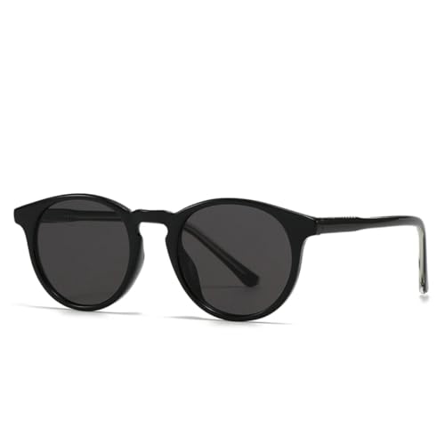 WFFZTZW Grenzüberschreitende trendige Straßenfotografie, Retro-Literatur-Sonnenbrille aus Acryl, modern (schwarz) von WFFZTZW
