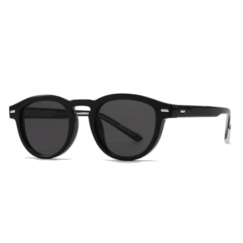 WFFZTZW Grenzüberschreitende trendige Straßenfotografie, Retro-Literatur-Sonnenbrille aus Acryl, modern (schwarz) von WFFZTZW