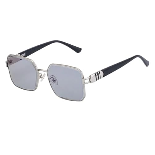 WFFZTZW Metall-Sonnenbrille für Damen und Herren, Vintage, UV400 (C7) von WFFZTZW