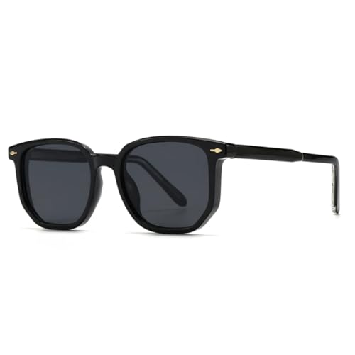 WFFZTZW Sonnenbrille für Herren und Damen, polygonal (schwarz) von WFFZTZW