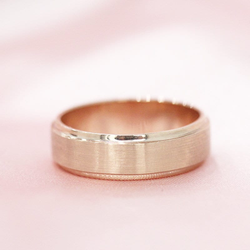 Schlichter Gold Ring Einfache Design Männer Und Frauen Massiv 14K Rose Band Ehering Braut Versprechen Jubiläum Verlobungsring Schlichter Gold Ring Einfache Design Männer Und Frauen Massiv 14K Rose Band Ehering Braut Versprechen Jubiläum Verlobungsring von WFHomeElements