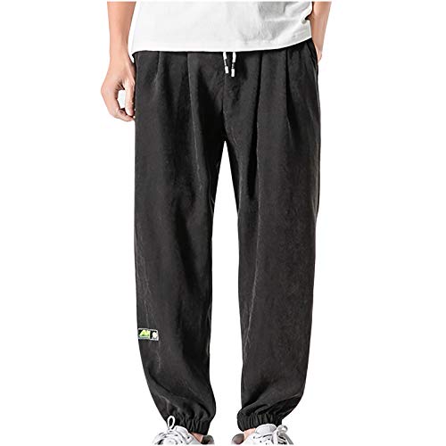 WFRAU Herren Sommer Cargohose Übergröße M-8XL Freizeithose Männer Chino Jogginghose Casual Hohe Taille Combat Sporthose Jungen Freizeithose Sweatpants mit Taschen von kowaku