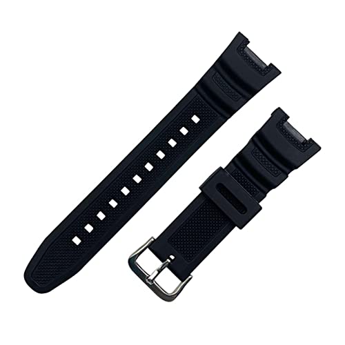 Silikongurt Watchband SGW-100 SGW100 Gummi-Sportersatz-Handgelenk Band Männer Frauen Armband Gürtel für Casio Uhrengurt Silikongurt Watchband SGW-100 SGW100 Gummi-Sportersatz-Handgelenk Band Männer Frauen Armband Gürtel für Casio Uhrengurt von WFRUEDWC