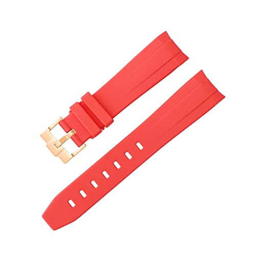 WFRUEDWC 20mm 21mm Gummi-Uhr-Gurt fit für Rolex fit für Deepsea Fit für Omega Watch at150 Seamaster 007 Bogen gebogene End-Männer Frauen Uhren-Uhr-Uhrengurt (Farbe: Royal-Rosegold, Größe: 20 mm) WFRUEDWC 20mm 21mm Gummi-Uhr-Gurt fit für Rolex fit für Deepsea Fit für Omega Watch at150 Seamaster 007 Bogen gebogene End-Männer Frauen Uhren-Uhr-Uhrengurt (Farbe: Royal-Rosegold, Größe: 20 mm) von WFRUEDWC