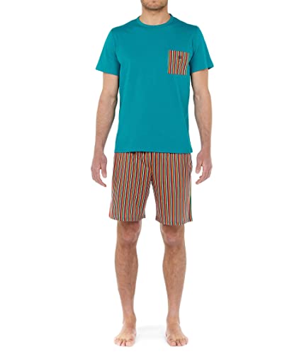 WFWAUTO Herren Court PETERO Pyjama-Set, Multicolore, M von WFWAUTO