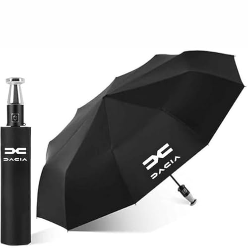 WGABKN Auto Automatik Regenschirm für Dacia Lodgy Stepway 2017-2025,Umbrella Sturmfest Windproof Wasserdicht Tragbarer Durable Zubehör,1 von WGABKN