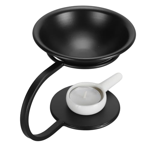 WGFOIP 1PCS ätherischer Ölbrenner Ständer mit 100 Ml Keramikschalen für Spa Entspannt, ätherischer Ölbrenner -Set, Wachsbrenner Diffusor Teelight Kerzenhalter für von WGFOIP