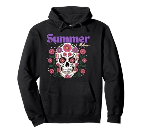 Summerween Summer Floral Halloween Ghost Herren Damen Kinder Pullover Hoodie Summerween Summer Floral Halloween Ghost Herren Damen Kinder Pullover Hoodie von WGSummerween