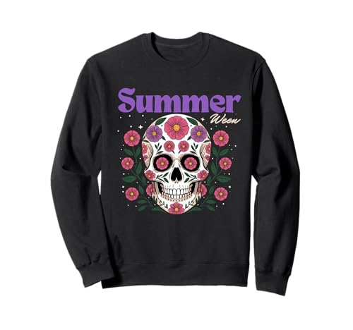 Summerween Summer Floral Halloween Ghost Herren Damen Kinder Sweatshirt Summerween Summer Floral Halloween Ghost Herren Damen Kinder Sweatshirt von WGSummerween