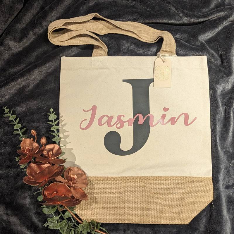 Perfekt Für Weihnachten - Jutetasche Mit Name Perfekt Für Weihnachten - Jutetasche Mit Name von WGbastlereienMSP