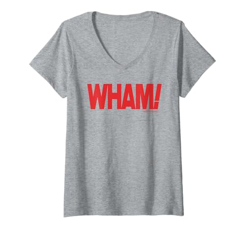 Damen Club Fantastisch T-Shirt mit V-Ausschnitt von WHAM!