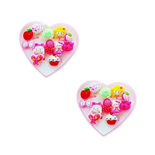 WHAMVOX 12stücke Mädchen Karikarabiner- Bunte Cartoon- Für Mädchen Zubehör Für Geburtstagsfeiern Und Teepartys Verstellbare Verschiedenen Designs von WHAMVOX