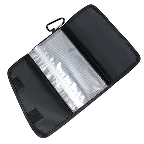 WHAMVOX 1stück Fishing Bait Carrying Bag Wasserdichter Angelköder Organizer Mit Innenfächern Für Haken Köder Und Zubehör Tragbare Multifunktionsangel Tasche Für Outdoor-aktivitäten von WHAMVOX