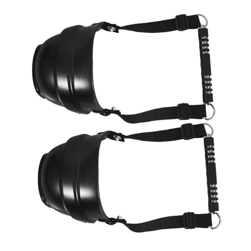 WHAMVOX 2 Stück Schutzschuhe Zehenschutz aus Robustem Kunststoff mit Verstärkter Zehenkappe Stoßfest und Verschleißfest Praktische Arbeitsschutzschuhe für Herren und Damen Einfache von WHAMVOX