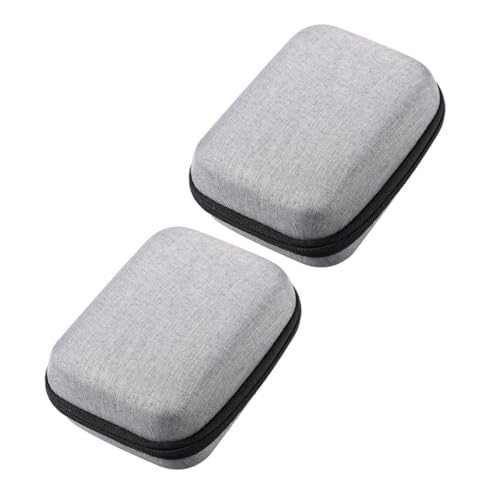 WHAMVOX 2 Stück wasserdichte Mikrofon Aufbewahrungstaschen Eva Organizer Tasche für Outdoor Kabel Zubehör Staubschutz für Kopfhörer USB Kabel Wireless Mikrofon von WHAMVOX